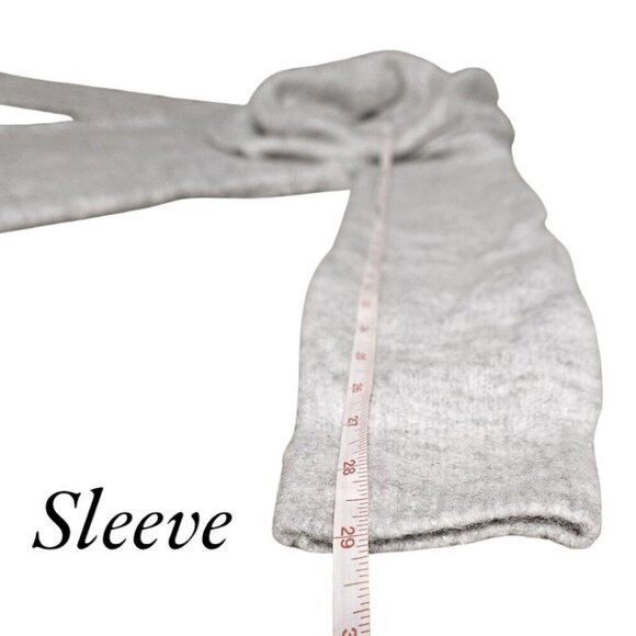 WMN Grey Cowl Neck Sweater Tunic SM Oversized Airy Coastal Grandma - Picture 7 of 10